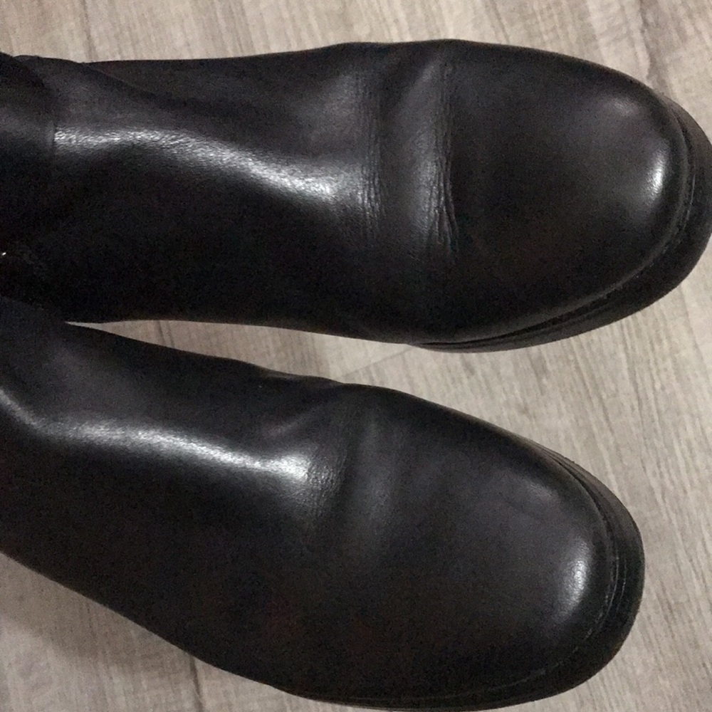 Michael Kors Black Leather Boots - Picture 8 of 12
